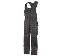 Snickers 0312 Craftsmen One-piece Trousers DuraTwill Black Waist:35&qu 35" 30"