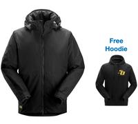 Snickers 1104 AllroundWork, Waterproof Insulated Jacket + FREE hoodie