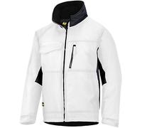 Snickers 11280904005 Size Medium Craftsmen’s Winter Jacket - White/Black