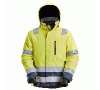 Snickers 1132 AllroundWork, Hi-Vis Class 3 Waterproof Insulated Jacket