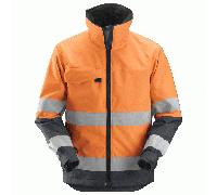 Snickers Core High-Vis Insulated Jacket Class 3 - High Vis Yellow/Steel Grey - XS Regular