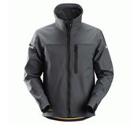 Snickers 1200 AllroundWork, Softshell Jacket Steel Grey/Black - Size: 3XL