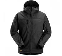 Snickers 1226 AW Hood SoftS Stretch Jacket Black 4XL Regular Colour: B 4XL Regular