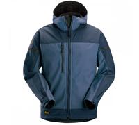 Snickers 1226 AW Hood SoftS Stretch Jacket Navy 3XL Colour: Navy, Ches 3XL