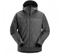 Snickers 1226 AW Hood SoftS Stretch Jacket Steel Grey 3XL Colour: Stee 3XL