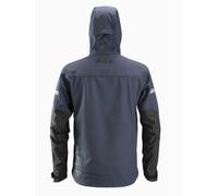 Snickers AllroundWork Softshell Jacket with Hood - Navy/Black - XL Regular