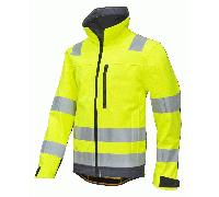 Snickers 1230 AllroundWork, High-Vis Softshell Jacket CL3