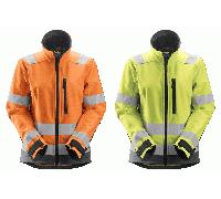 Snickers 1237 AllroundWork, Women?s Hi-Vis Softshell Jacket Class 2/3 NEW RANGE