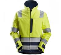 Snickers 1260 ProtecWork Softshell Jacket Class 3 High Visibility Yell L