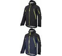 Snickers 1300 FlexiWork Stretch Waterproof Shell Jacket Black - Size: L