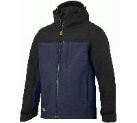 Snickers 1303 AllroundWork, Waterproof Shell Jacket Black - Size: S Co S