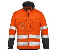Snickers 1633 High-Vis Jacket, Class 3 High Vis Yellow/Muted Black - S XS