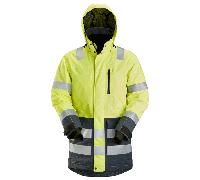 Snickers 1830 AllroundWork, Hi-Vis Waterproof Parka Jacket Class 3 Various Colou