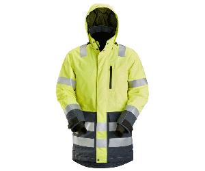 Snickers 1830 AllroundWork, Hi-Vis Waterproof Parka Jacket Class 3 Various Colou