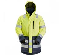 Snickers 1830 AllroundWork High-Vis Waterproof Parka Class 3 High Visi XS