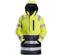 Snickers 1860 ProtecWork Jacket Class 3 High Visibility Yellow/Navy 2X 2XL