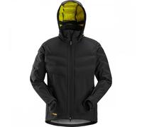 Snickers 1950 FlexiWork Windproof Quilted Jacket Black 2XL Chest Size: 2XL