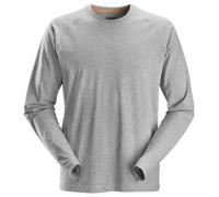 Snickers 2410 allroundwork long sleeve t-shirt GREY 2XL