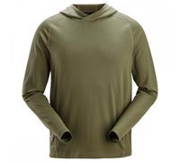 Snickers 2456 Stay Fresh Hoodie Khaki Green M Chest Size: M, Colour: K M