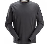 Snickers 2496 Long-Sleeve T-Shirt Steel Grey 3XL Colour: Steel Grey, C 3XL