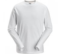 Snickers 2496 Long-Sleeve T-Shirt White L Colour: White, Chest Size: L L