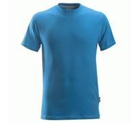 Snickers 2502 Classic Crew Neck T-Shirt, 100% Combed Cotton, Ocean Blue