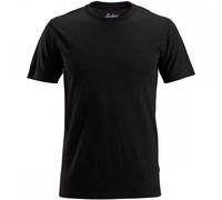 Snickers 2527 AllroundWork Wool T-Shirt Black 2XL Colour: Black, Chest 2XL
