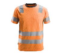 Snickers AllroundWork, High-Vis T-Shirt CL 2 High Visibility Orange Si S