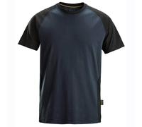 Snickers 2550 Two-Coloured Short Sleeve Cotton T-Shirt