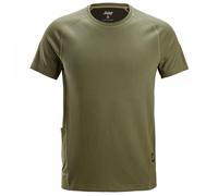 Snickers 2556 Stay Fresh T-Shirt Khaki Green 3XL Chest Size: 3XL, Colo 3XL