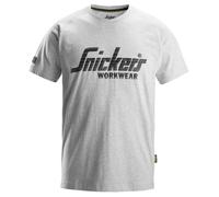 Snickers 2590 Logo T-Shirt Workwear - Grey Melange 2800 Snickers Trade Work 3XL