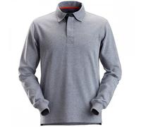 Snickers 2612 AllroundWork Rugby Sweater Dark Blue Melange Size: 3XL C 3XL