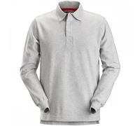 Snickers 2612 AllroundWork Rugby Sweater Grey Melange Size: L Colour: L