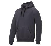 Snickers 2800 Hoodie Reinforced Elbows Long Sleeve Hoodie: Steel Grey L