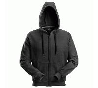 Snickers Workwear Zip-Up Hoodie 2801 – Reinforced Elbows, Soft Lining, Long Sleeve – Navy 3XL