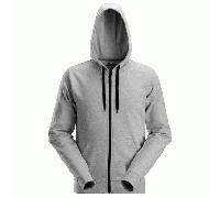 Snickers Workwear Full Zip Hooded Work Sweatshirt 2801, Soft Lining, True Blue L