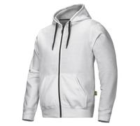 Snickers 2801 Zip Up Hoodie Reinforced Elbows Long Sleeve: Grey Size: XL