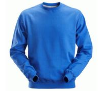 Snickers 2810 Plain Crew Neck Sweatshirt Jumper, XS-3XL - WHITE