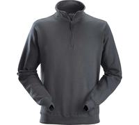Snickers 2818 Mens 1/2-Zip Sweatshirt Grey S