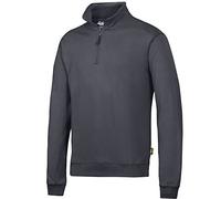Snickers 2818 Mens 1/2-Zip Sweatshirt Grey S