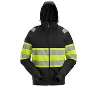 Snickers 2838 High-Vis Class 1 Full Zip Hoodie
