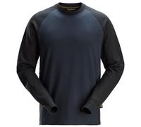 Snickers 2840 Two-Coloured Sweatshirt Navy / Black