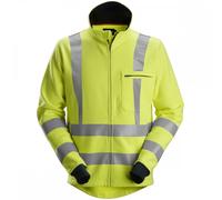 Snickers 2864 ProtecWork Full Zip Sweatshirt Class 3 High Visibility Y 4XL