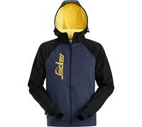 Snickers 2888 Logo Full Zip Sweatshirt Hoodie Navy/Black S