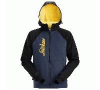 Snickers 2888 Logo Full Zip Sweatshirt Hoodie Navy/Black S