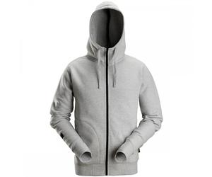 Snickers 2890 AllroundWork Full Zip Hoodie Grey Melange S Colour: Grey S