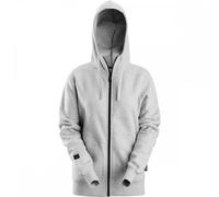 Snickers AllroundWork Women's Full Zip Hoodie - Grey Melange - XL