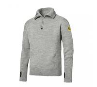 Snickers 2905 ?-Zip Wool Sweater Jumper Work - GREY MARL