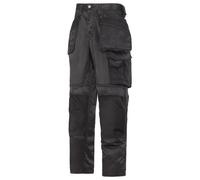 Snickers 3212 DuraTwill Craftsmen Holster Pocket Trousers Black Waist: 30" 35"