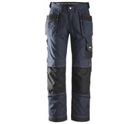 Snickers 3213 Craftsmen Holster Pocket Trousers, Rip-Stop Navy Blue